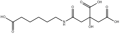 2-[2-[(5-carboxypentyl)amino]-2-oxoethyl]-2-hydroxybutanedioic Acid, 1675217-42-1, 结构式