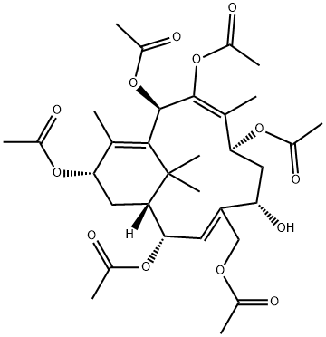 中国紫杉三烯甲素, 167906-74-3, 结构式