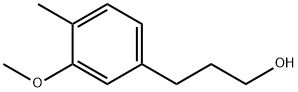Benzenepropanol, 3-methoxy-4-methyl- Struktur