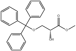 Propanoic acid, 2-hydroxy-3-(triphenylmethoxy)-, methyl ester, (2R)-