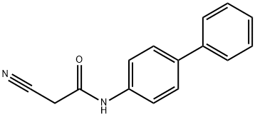 4-(biphen-4-yl)-2-cyanoacetamide Structure