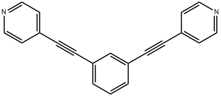 PYRIDINE, 4,4'-(1,3-PHENYLENEDI-2,1-ETHYNEDIYL)BIS- 结构式