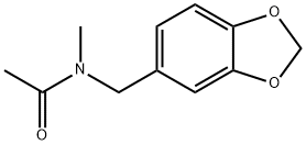 Acetamide, N-(1,3-benzodioxol-5-ylmethyl)-N-methyl- Structure