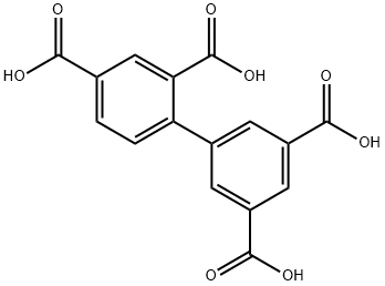 1,1'-biphenyl]-2,3',4,5'-tetracarboxylic acid 化学構造式