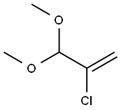 1-Propene, 2-chloro-3,3-dimethoxy- Structure
