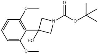 tert-Butyl 3-(2,6-dimethoxyphenyl)-3-hydroxyazetidine-1-carboxylate|3-(2,6-二甲氧基苯基)-3-羟基氮杂环丁烷-1-羧酸叔丁酯