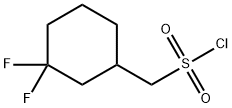 Cyclohexanemethanesulfonyl chloride, 3,3-difluoro- Struktur