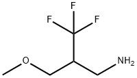 2-(trifluoromethyl)-3-methoxypropan-1-amine Struktur