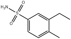 Benzenesulfonamide, 3-ethyl-4-methyl- Structure