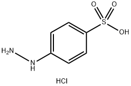 Benzenesulfonic acid, 4-hydrazinyl-, hydrochloride (1:1) Structure