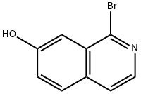 7-Isoquinolinol, 1-bromo- Struktur