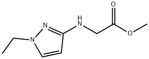 methyl N-(1-ethyl-1H-pyrazol-3-yl)glycinate Struktur