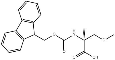 Fmoc-DL-aMeSer(Me)-OH Struktur