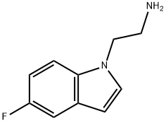 1H-Indole-1-ethanamine, 5-fluoro- Structure