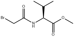 (2S)-2-(2-溴乙酰胺基)-3-甲基丁酸甲酯, 169701-39-7, 结构式