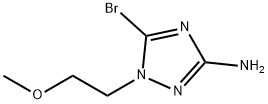 1H-1,2,4-Triazol-3-amine, 5-bromo-1-(2-methoxyethyl)- Structure