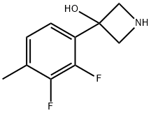 3-(2,3-Difluoro-4-methylphenyl)azetidin-3-ol Structure