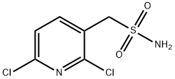 3-Pyridinemethanesulfonamide, 2,6-dichloro- Struktur