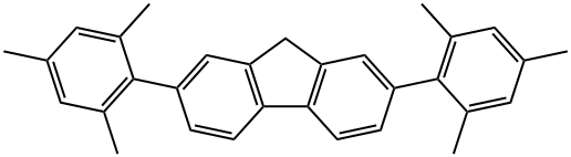 9H-Fluorene,2,7-bis(2,4,6-trimethylphenyl)- 结构式