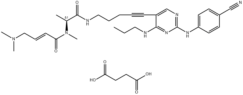 FLT3-IN-1 Succinate Structure