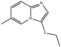 3-(Ethylthio)-6-methylimidazo[1,2-a]pyridine Structure