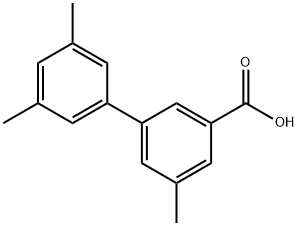 3'',5,5''-Trimethyl-[1,1''-biphenyl]-3-carboxylic Acid Structure