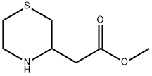 3-Thiomorpholineacetic acid, methyl ester Structure