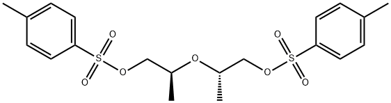 1-Propanol, 2,2'-oxybis-, bis(4-methylbenzenesulfonate), (2S,2'S)- (9CI) Structure