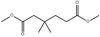 Hexanedioic acid, 3,3-dimethyl-, 1,6-dimethyl ester Structure