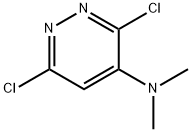 3,6-dichloro-N,N-dimethylpyridazin-4-amine,17258-35-4,结构式