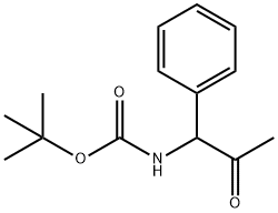 Carbamic acid, N-(2-oxo-1-phenylpropyl)-, 1,1-dimethylethyl ester,172613-65-9,结构式