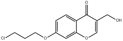 7-(3-chloropropoxy)-3-(hydroxymethyl)-4H-chromen-4-one(WX130333) Structure