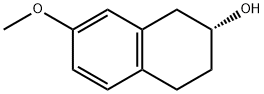 2-Naphthalenol, 1,2,3,4-tetrahydro-7-methoxy-, (2R)- Structure