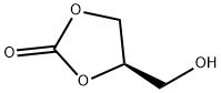 1,3-Dioxolan-2-one, 4-(hydroxymethyl)-, (4R)- Struktur