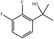 Benzenemethanol, 2,3-difluoro-α,α-dimethyl- Struktur