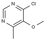 4-氯-5-甲氧基-6-甲基嘧啶 结构式