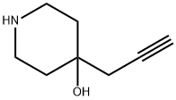 4-Piperidinol, 4-(2-propyn-1-yl)- Structure