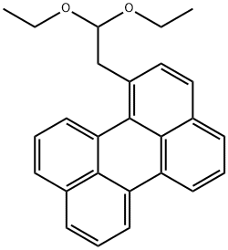 1-(2,2-二乙氧基乙基)苝 结构式