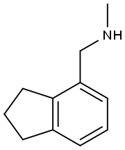 1H-Indene-4-methanamine, 2,3-dihydro-N-methyl-|1-(2,3-二氢-1H-茚-4-基)-N-甲基甲胺