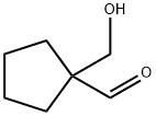 Cyclopentanecarboxaldehyde, 1-(hydroxymethyl)- Struktur