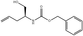 benzyl (S)-1-hydroxypent-4-en-2-ylcarbamate Structure