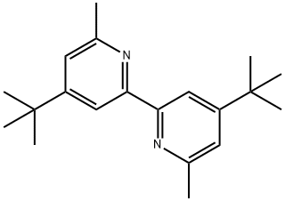 2,2'-联吡啶, 4,4'-双(1,1-二甲基乙基)-6,6'-二甲基- 结构式