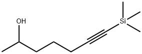 6-Heptyn-2-ol, 7-(trimethylsilyl)- Structure