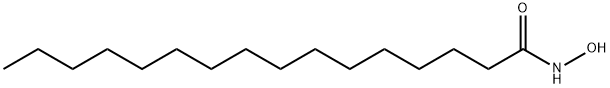 Hexadecanamide, N-hydroxy- 化学構造式