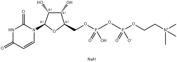Uridine Diphosphate Choline (UDPC) Sodium Salt Struktur