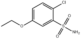 Benzenesulfonamide, 2-chloro-5-ethoxy- Struktur
