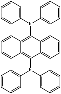 9,10-Anthracenediamine, N9,N9,N10,N10-tetraphenyl- Structure