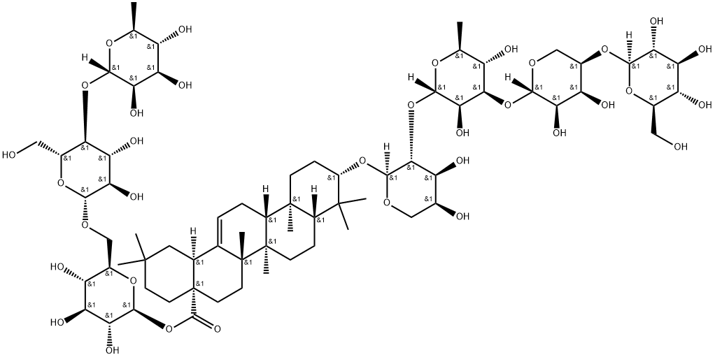 Clematichinenoside C,177912-24-2,结构式