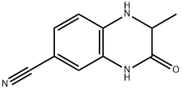 2-甲基-3-氧亚基-1,2,3,4-四氢喹喔啉-6-甲腈, 1779348-31-0, 结构式