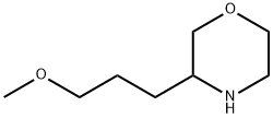 Morpholine, 3-(3-methoxypropyl)- Structure